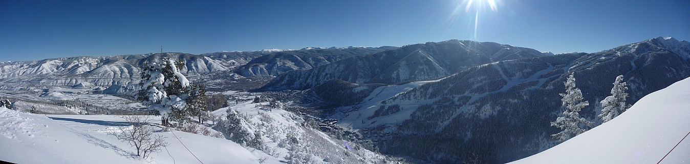 View of Aspen Valley
Photographer;&nbsp;Simon
2014-02-02&nbsp;09.22.00;&nbsp;Metadata time: '2014 Feb 02 09:22'
Original size:&nbsp;10,948 x 2,599; 2,821 kB;&nbsp;stitch
Filename: 2014-02-02 09.22.00 Panorama Simon - view of Aspen Valley_stitch.jpg