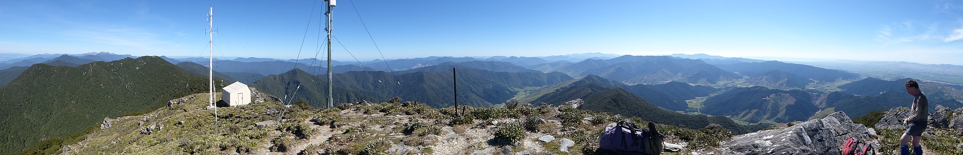 Mt Riley panorama
Photographer;&nbsp;Brian
2017-12-03&nbsp;09.01.14;&nbsp;Metadata time: '2017 Dec 03 09:01'
Original size:&nbsp;5,248 x 848; 2,367 kB
Filename: 2017-12-03 09.01.14 P1010055 Brian - Mt Riley panorama.jpeg