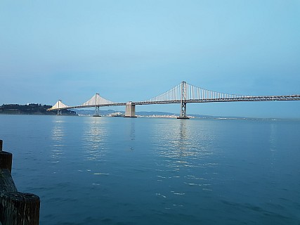 Oakland Bay Bridge
Photo: Jim
2020-02-27 18.14.22; '2020 Feb 27 18:14'
Original size: 4,032 x 3,024; 2,184 kB