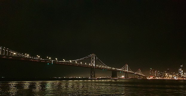 Oakland Bay Bridge
Photographer;&nbsp;Jim
2020-02-28&nbsp;19.05.36;&nbsp;Metadata time: '2020 Feb 28 19:05'
Original size:&nbsp;4,032 x 2,073; 3,553 kB;&nbsp;cr
Filename: 2020-02-28 19.05.36 GS8 Jim - Oakland Bay Bridge_cr.jpg