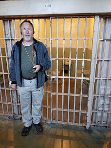 Simon on the cellblock tour
Photographer;&nbsp;Jim
2020-02-29&nbsp;11.07.30;&nbsp;Metadata time: '2020 Feb 29 11:07'
Original size:&nbsp;3,024 x 4,032; 2,811 kB
Filename: 2020-02-29 11.07.30 GS8 Jim - Simon on the cellblock tour.jpeg