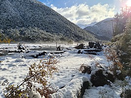 Tramp Hurunui River from Hurunui #3 Hut to Camerons Hut and beyond return