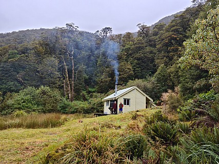 Brian and Philip outside Māori Saddle hut
Photographer;&nbsp;Simon
2023-04-18&nbsp;15.15.48;&nbsp;Metadata time: '2023 Apr 18 15:15'
Original size:&nbsp;9,248 x 6,936; 19,018 kB
Filename: 2023-04-18 15.15.48 S20+ Simon - Brian and Philip outside Māori Saddle hut.jpeg