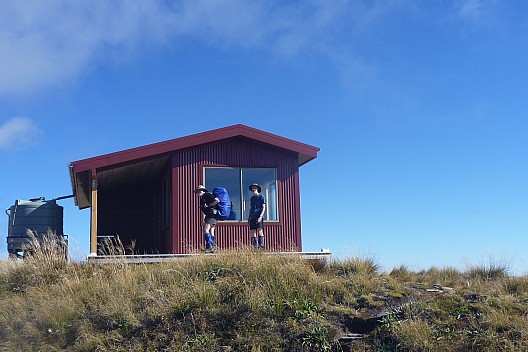 Simon and Brian arriving at Mataketake hut
Photo: Philip
2023-04-19 11.49.57; '2023 Apr 19 11:49'
Original size: 2,989 x 1,993; 1,971 kB; cr
2023-04-19 11.49.57 P1070120 Philip - Simon and Brian arriving at Mataketake hut_cr.jpg Simon and Brian arriving at Mataketake hut
Photo: Philip
2023-04-19 11.49.57; '2023 Apr 19 11:49'
Original size: 2,989 x 1,993; 1,971 kB; cr
2023-04-19 11.49.57 P1070120 Philip - Simon and Brian arriving at Mataketake hut_cr.jpg
