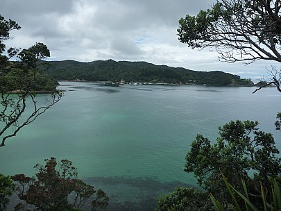 2012-12-28 12.14.14 P1040452 Simon - across to Tryphena Wharf.jpeg: 4000x3000, 6220k (2012 Dec 28 12:14)
