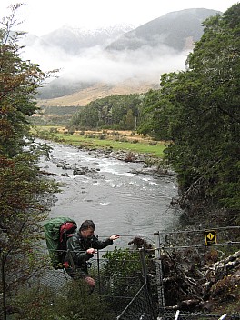 Simon on Hope River swingbridge
Photographer;&nbsp;Brian
2013-04-21&nbsp;11.21.33;&nbsp;Metadata time: '2013 Apr 21 11:21'
Original size:&nbsp;2,304 x 3,072; 1,237 kB
Filename: 2013-04-21 11.21.33 IMG_2882 Brian - Simon on Hope River swingbridge.jpeg