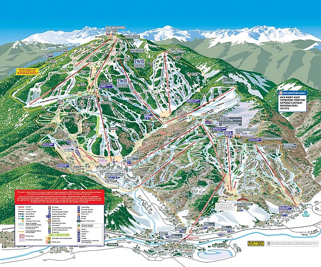 Beaver Creek Resort winter trails