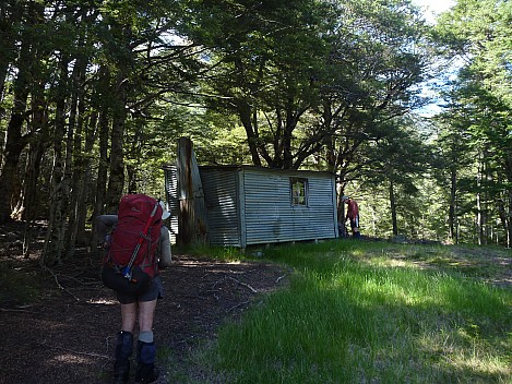 2016-01-08 10.59.28 P1040140 Philip - historic Ben Avon Hut.jpeg: 4320x3240, 5453k (2016 Jan 08 10:59)