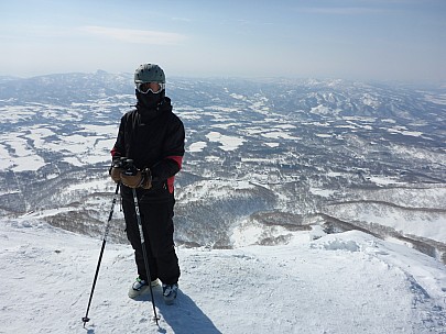 2016-02-28 10.40.01 P1000582 Simon - Adrian on second summit Mt Niseko An'nupuri.jpeg: 4608x3456, 6017k (2016 Feb 28 10:40)