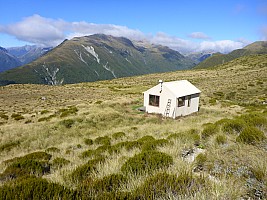 Carroll Hut and Mt Kelly