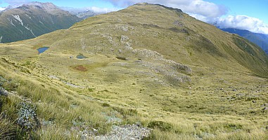 Carroll Hut and Mt Kelly