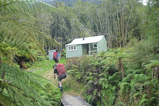Simon and Brian arriving at Blue River hut
Photographer;&nbsp;Philip
2023-04-17&nbsp;14.56.06;&nbsp;Metadata time: '2023 Apr 17 14:56'
Original size:&nbsp;4,320 x 2,880; 5,252 kB
Filename: 2023-04-17 14.56.06 P1070078 Philip - Simon and Brian arriving at Blue River hut.jpeg