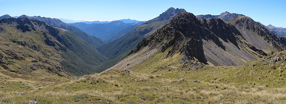 View of Sliver Stream and Scotts Knob from the ridge
Photographer;&nbsp;Brian
2024-01-30&nbsp;11.12.42;&nbsp;Metadata time: '2024 Jan 30 11:12'
Original size:&nbsp;9,034 x 3,297; 5,173 kB;&nbsp;stitch
Filename: 2024-01-30 11.12.42 IMG_1056 Brian - view of Sliver Stream and Scotts Knob from the ridge_stitch.jpg