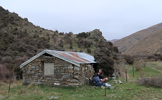 Philip lunching outside Otamatapaio Stone Hut
Photographer;&nbsp;Brian
2024-10-02&nbsp;14.01.12;&nbsp;Metadata time: '2024 Oct 02 14:01'
Original size:&nbsp;5,472 x 3,393; 7,310 kB;&nbsp;cr
Filename: 2024-10-02 14.01.12 IMG_1240 Brian - Philip lunching outside Otamatapaio Stone Hut_cr.jpg
