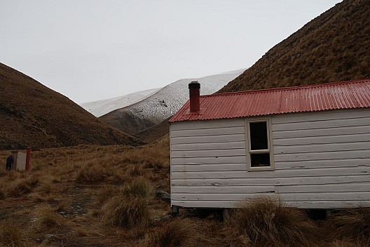 Otamatapaio Hut and the head of the valley
Photographer;&nbsp;Brian
2024-10-03&nbsp;07.58.06;&nbsp;Metadata time: '2024 Oct 03 07:58'
Original size:&nbsp;5,472 x 3,648; 6,581 kB
Filename: 2024-10-03 07.58.06 IMG_1245 Brian - Otamatapaio Hut and the head of the valley.jpeg