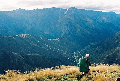 On Canterbury Spur looking into the Waihopai