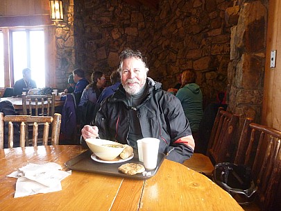 2014-02-06 11.48.55 P1000392 Simon - lunch at Spruce Saddle Lodge.jpeg: 4000x3000, 5095k (2014 Feb 07 07:48)