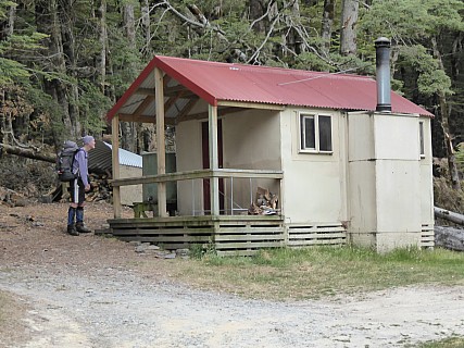 Bruce outside Ahuriri Base Hut
Photographer;&nbsp;Brian
2016-01-07&nbsp;12.58.29;&nbsp;Metadata time: '2016 Jan 07 12:58'
Original size:&nbsp;4,000 x 3,000; 4,686 kB
Filename: 2016-01-07 12.58.29 P1000138 Brian - Bruce outside Ahuriri Base Hut.jpeg