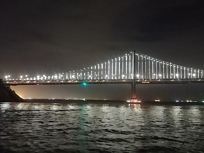 Oakland Bay Bridge
Photographer;&nbsp;Simon
2020-02-28&nbsp;19.05.18;&nbsp;Metadata time: '2020 Feb 28 19:05'
Original size:&nbsp;2,080 x 1,560; 939 kB
Filename: 2020-02-28 19.05.18 LG6 Simon - Oakland Bay Bridge.jpeg