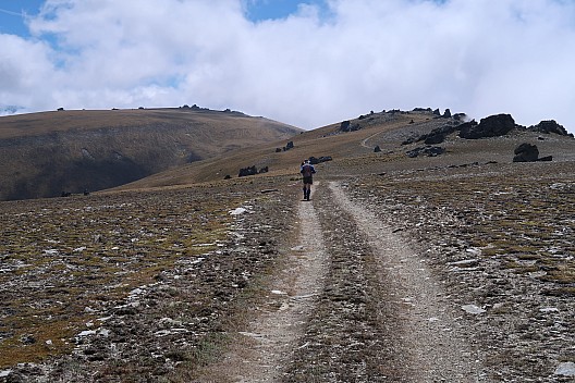 Simon heading along the Dunstan tops
Photo: Brian
2022-12-31 11.55.20; '2022 Dec 31 11:55'
Original size: 5,472 x 3,648; 10,946 kB