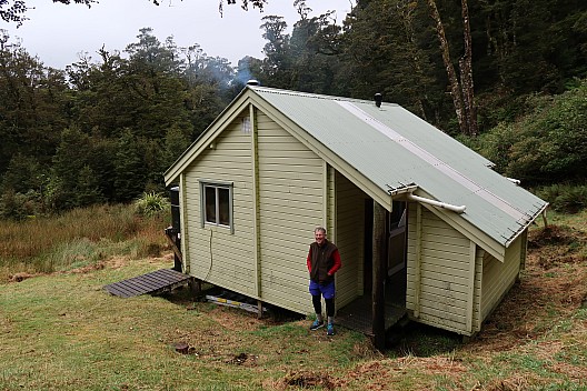 Philip outside Māori Saddle hut
Photo: Brian
2023-04-18 15.14.13; '2023 Apr 18 15:14'
Original size: 5,472 x 3,648; 9,746 kB