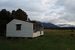 Mataketake Hut to Blue River Hut via tops, drive to Waita River at the south end of Haast-Paringa Cattle Track, tramp to Coppermine Creek Hut