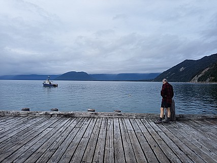 Brian on the Jackson Bay wharf
Photographer;&nbsp;Philip
2023-04-21&nbsp;12.58.38;&nbsp;Metadata time: '2023 Apr 21 12:58'
Original size:&nbsp;8,000 x 6,000; 10,702 kB
Filename: 2023-04-21 12.58.38 Philip - Brian on the Jackson Bay wharf.jpeg