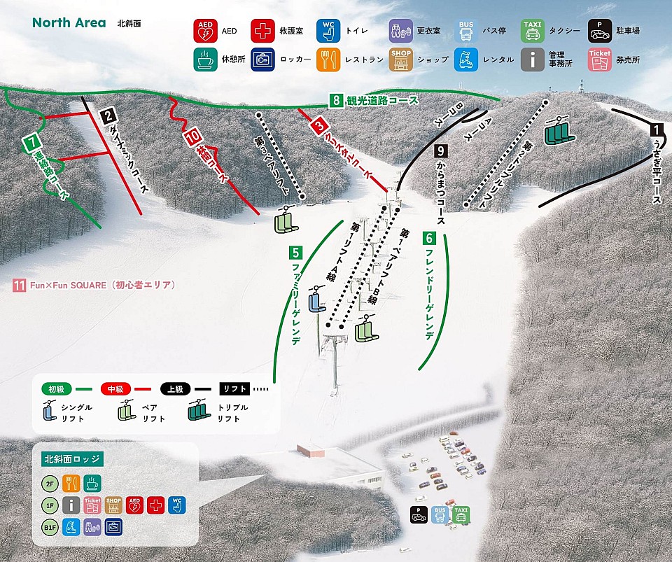 Sapporo Moiwayama img_facilities_North Area.jpg: 2034x1701, 482k (2026 Mar 30 17:55)