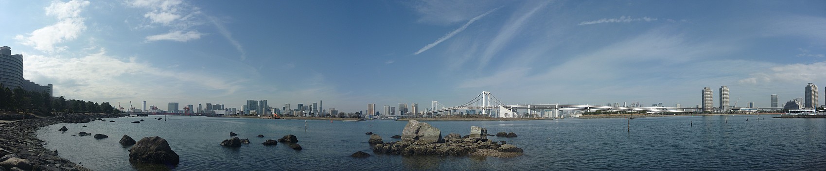 Odaiba shore view
Photographer;&nbsp;Simon
2015-02-07&nbsp;11.23.00;&nbsp;Metadata time: '2015 Feb 07 11:23'
Original size:&nbsp;13,855 x 2,870; 3,473 kB;&nbsp;stitch
Filename: 2015-02-07 11.23.00 Panorama Simon - Odaiba shore view_stitch.jpg