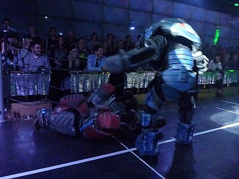 Robot Bar robots
Photographer;&nbsp;Simon
2015-02-07&nbsp;18.35.12;&nbsp;Metadata time: '2015 Feb 07 18:35'
Original size:&nbsp;2,048 x 1,536; 517 kB
Filename: 2015-02-07 18.35.12 P1010307 Simon - Robot Bar robots.jpeg