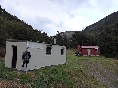 Brian outside Boulder Forks Hut
Photographer;&nbsp;Simon
2015-10-02&nbsp;07.38.24;&nbsp;Metadata time: '2015 Oct 02 07:38'
Original size:&nbsp;4,608 x 3,456; 5,903 kB
Filename: 2015-10-02 07.38.24 P1000185 Simon - Brian outside Boulder Forks Hut.jpeg