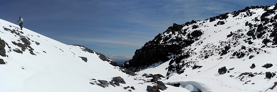 Jim climbing out of the second stream
Photographer;&nbsp;Simon
2019-10-26&nbsp;12.42.49;&nbsp;Metadata time: '2019 Oct 26 12:42'
Original size:&nbsp;8,616 x 2,858; 20,321 kB;&nbsp;stitch
Filename: 2019-10-26 12.42.49 LG6 Simon - Jim climbing out of the second stream_stitch.jpeg