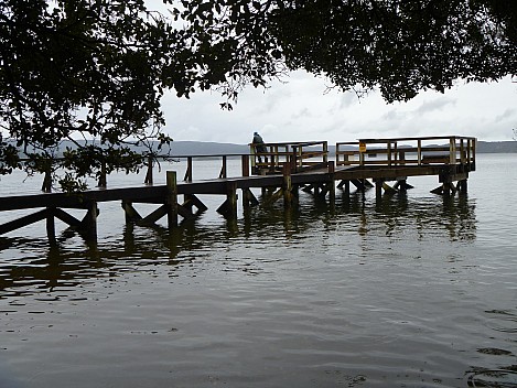 2019-11-13 14.55.40 P1000759 Jim - Simon on Freds Camp jetty.jpeg: 4320x3240, 5171k (2019 Nov 13 14:55)