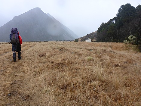 Brian arriving at Mistake Flats Hut
Photographer;&nbsp;Simon
2020-08-31&nbsp;14.44.47;&nbsp;Metadata time: '2020 Aug 31 14:44'
Original size:&nbsp;4,608 x 3,456; 6,144 kB
Filename: 2020-08-31 14.44.47 P1030429 Simon - Brian arriving at Mistake Flats Hut.jpeg