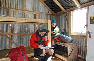 Hut day at Hurunui #3 Hut