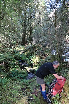 Simon at Moeraki River rest stop above Blue River hut
Photographer;&nbsp;Brian
2023-04-16&nbsp;11.40.22;&nbsp;Metadata time: '2023 Apr 16 11:40'
Original size:&nbsp;3,648 x 5,472; 11,266 kB
Filename: 2023-04-16 11.40.22 IMG_0801 Brian - Simon at Moeraki River rest stop above Blue River hut.jpeg