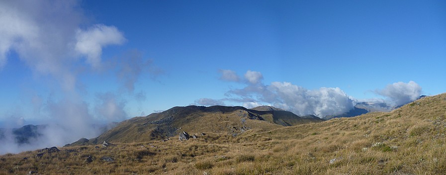 View north along Mataketake tops
Photo: Philip
2023-04-19 16.03.04; '2023 Apr 19 16:03'
Original size: 6,334 x 2,486; 2,977 kB; stitch
2023-04-19 16.03.04 P1070134 Philip - view north along Mataketake tops_stitch.jpg