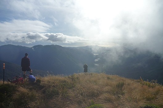Brian at the point the route leaves to tops, looking north to the Moeraki
Photographer;&nbsp;Philip
2023-04-20&nbsp;10.19.14;&nbsp;Metadata time: '2023 Apr 20 10:19'
Original size:&nbsp;4,320 x 2,880; 4,883 kB
Filename: 2023-04-20 10.19.14 P1070148 Philip - Brian at the point the route leaves to tops, looking north to the Moeraki.jpeg