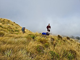 Mataketake Hut to Blue River Hut via tops, drive to Waita River at the south end of Haast-Paringa Cattle Track, tramp to Coppermine Creek Hut