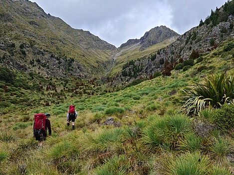 Brian and Alan in basin heading up Lost Stream side creek
Photographer;&nbsp;Simon
2024-01-29&nbsp;09.39.51;&nbsp;Metadata time: '2024 Jan 29 09:39'
Original size:&nbsp;9,248 x 6,936; 26,630 kB
Filename: 2024-01-29 09.39.51 S20+ Simon - Brian and Alan in basin heading up Lost Stream side creek.jpeg
