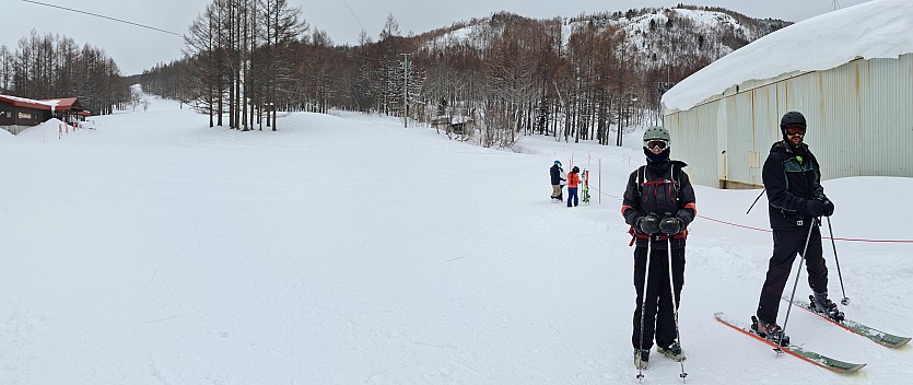 Adrian and Kevin at Okushiga Kōgen Gondola Base Station
Photographer;&nbsp;Simon
2024-03-05&nbsp;11.58.25;&nbsp;Metadata time: '2024 Mar 05 15:58'
Original size:&nbsp;16,582 x 6,988; 8,983 kB;&nbsp;stitch
Filename: 2024-03-05 11.58.25 S20+ Simon - Adrian and Kevin at Okushiga Kōgen Gondola Base Station_stitch.jpg