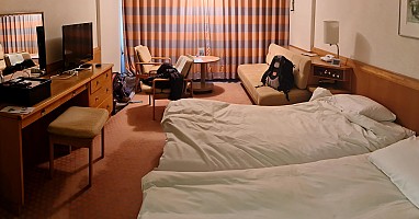 Prince Hotel East Wing to Hotel Alpenburg; visit to the Jigokudani Snow Monkeys
Shiga Kōgen Prince Hotel room
Photographer;&nbsp;Simon
2024-03-06&nbsp;07.28.12;&nbsp;Metadata time: '2024 Mar 06 07:28'
Original size:&nbsp;11,698 x 6,128; 4,358 kB;&nbsp;stitch
Filename: 2024-03-06 07.28.12 S20+ Simon - Shiga Kōgen Prince Hotel room_stitch.jpg