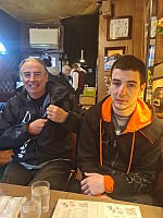 Ōsaka markets, visit to Nara
Jim and Adrian waiting for breakfast in a local eatery
Photographer;&nbsp;Simon
2024-03-14&nbsp;09.35.55;&nbsp;Metadata time: '2024 Mar 14 09:35'
Original size:&nbsp;6,928 x 9,248; 7,275 kB
Filename: 2024-03-14 09.35.55 S20+ Simon - Jim and Adrian waiting for breakfast in a local eatery.jpeg