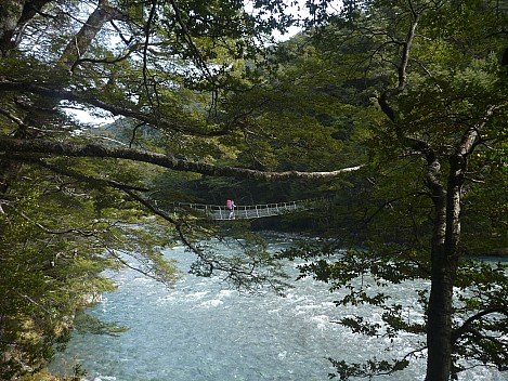 Brian on the swing bridge across the Huxley
Photographer;&nbsp;Philip
2024-09-29&nbsp;12.05.09;&nbsp;Metadata time: '2024 Sept 29 12:05'
Original size:&nbsp;4,320 x 3,240; 5,502 kB
Filename: 2024-09-29 12.05.09 P1070562 Philip - Brian on the swing bridge across the Huxley.jpeg