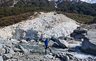 Brian and Philip crossing the North Huxley by avalanche debris
Photo: Simon
2024-09-30 13.37.35; '2024 Sept 30 13:37'
Original size: 10,759 x 6,895; 17,515 kB; stitch
2024-09-30 13.37.35 S20+ Simon - Brian and Philip crossing the North Huxley by avalanche debris_stitch.jpg