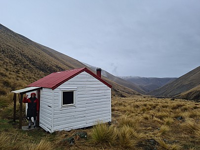 Brian outside Otamatapaio Hut
Photographer;&nbsp;Simon
2024-10-03&nbsp;07.43.06;&nbsp;Metadata time: '2024 Oct 03 07:43'
Original size:&nbsp;9,248 x 6,936; 12,981 kB
Filename: 2024-10-03 07.43.06 S20+ Simon - Brian outside Otamatapaio Hut.jpeg