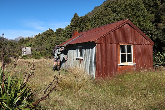Bruce arriving at Urquhart's Hut
Photographer;&nbsp;Brian
2026-03-05&nbsp;10.58.35;&nbsp;Metadata time: '2026 Mar 05 10:58'
Original size:&nbsp;5,472 x 3,648; 12,002 kB
Filename: 2026-03-05 10.58.35 CPSG7MII IMG_1793 Brian - Bruce arriving at Urquhart's Hut.jpeg